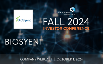 BioSyent (BIOYF / RX) Company Webcast