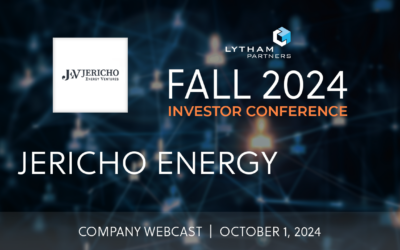 Jericho Energy Ventures (JEV / JROOF) Company Webcast