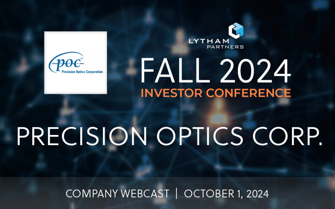 Precision Optics Corporation (POCI) Company Webcast