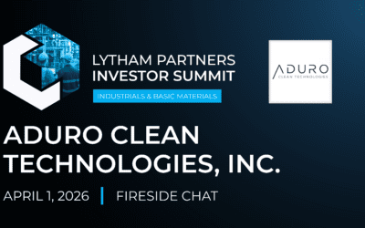 Aduro Clean Technologies (ADUR) Fireside Chat