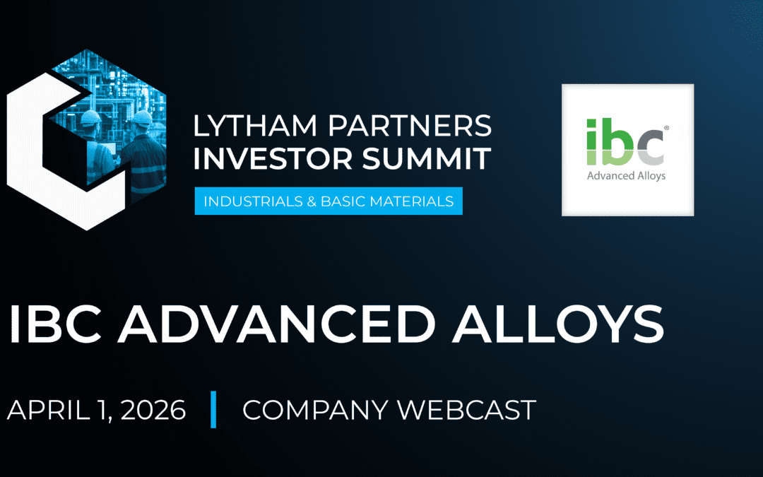 IBC Advanced Alloys (IAALF / IB) Company Webcast